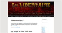 Desktop Screenshot of le-libertaire.net